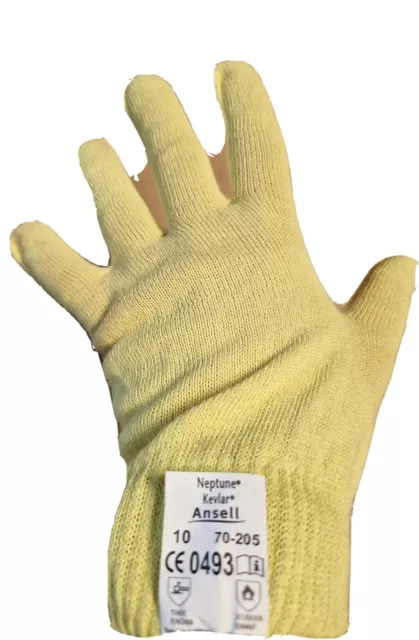 Ansell 12x Strick-Handschuh Gr. 10 Neptune Kevlar 70-205 Arbeitshandschuhe