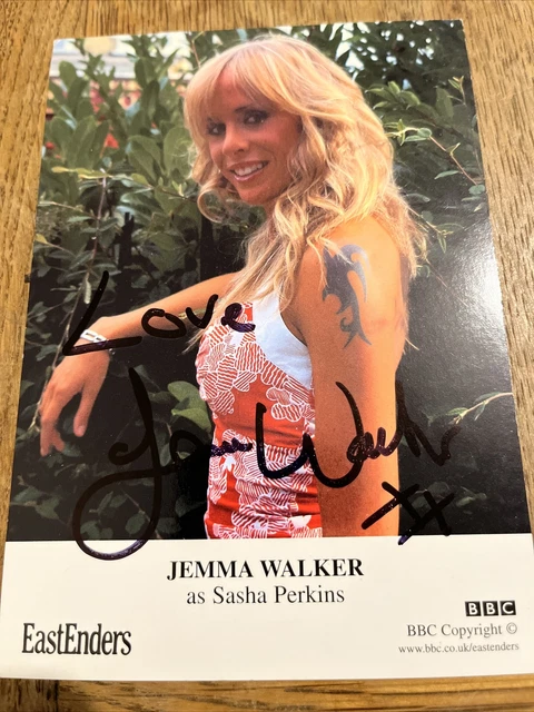 BBC EastEnders Sasha Perkins Jemma Walker Hand Signed Cast Card Autograph