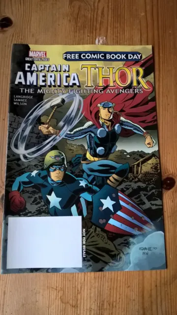 FCBD Captain America Thor Mighty Fighting Avengers Marvel 2011 Samnee