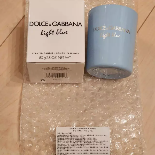 Not for sale Unused item! DOLCE & GABBANA 80g Candle from Japan 2