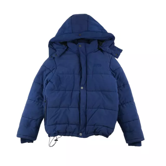 Hugo Boss Jacke Alter 12 blau Kapuzenpuffer