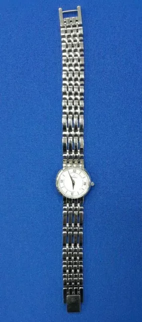 Autentico Orologio da Donna Movado 84-A1-842 Quadrante Acciaio Inox Bianco