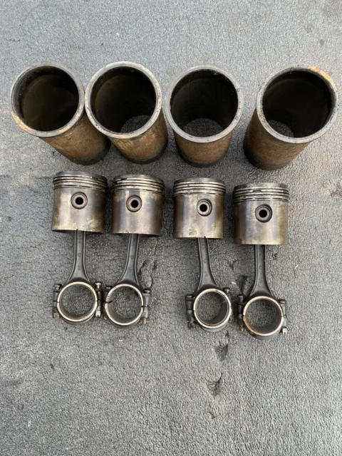Allis Chalmers WC Engine Pistons, Connecting Rods, Caps And Sleeves 4” WD RC