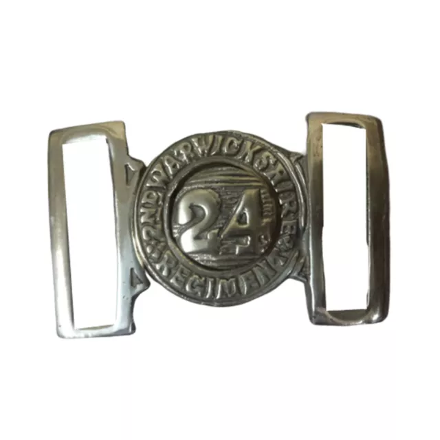 British Zulu War 2nd Warwickshire 24th Regiment of Foot Belt Buckle e347