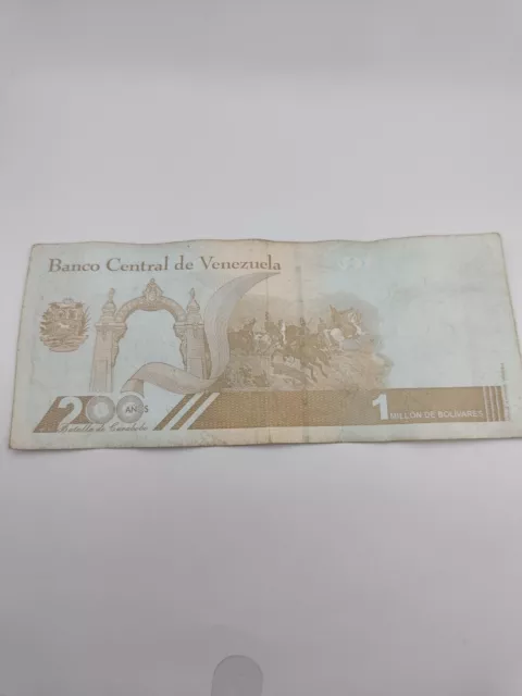 VENEZUELA One 1 Million Bolivar Banknote GEBRAUCHT 2020 - 1x Note - UK VERKÄUFER 3