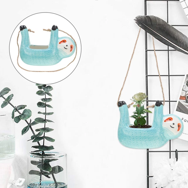 Kit De Culture Chia En Forme De Paresseux - Pot En Céramique Avec Graines Incluses | Idée Cadeau Original