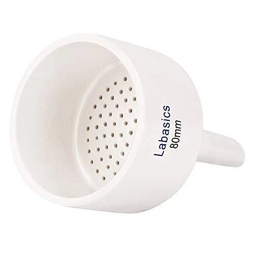 Labasics Porcelain Buchner Funnel 80 mm Porcelain Buchner Filter Funnel OD 8 ...