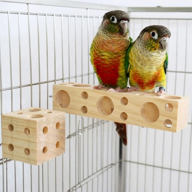 Parrot Perch Stand Bird Chewing Toys Parrot Grinding Toys Bird Platform