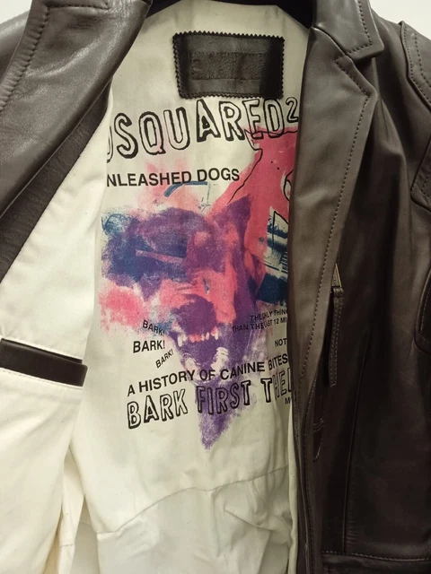 Dsquared deals giacca pelle