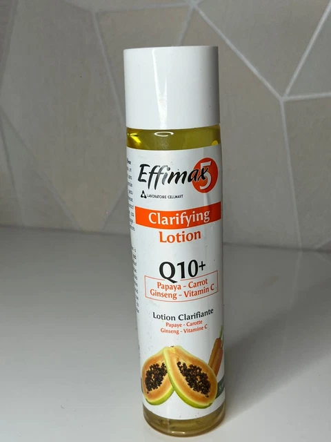Crème De Visage EFFIMAX 5 Éclaircissante - Papaye, Carotte, Vitamine C - 35 Ml - Neuf