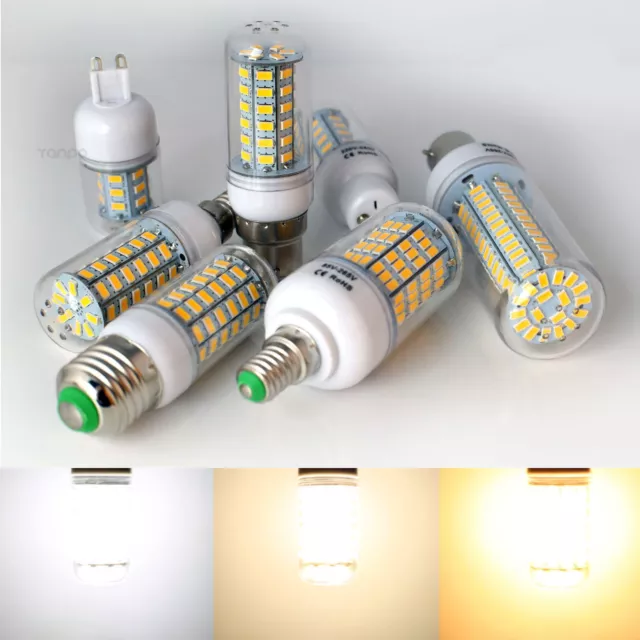 LED Mais Glühbirnen E27 E14 B22 G9 GU10 5W 7W 9W 12W 15W 25W 28W 5730 SMD Lampe