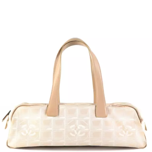 CHANEL TRAVEL LINE Small Baguette Tote Bag in Jaquard & Leather $300.00 -  PicClick