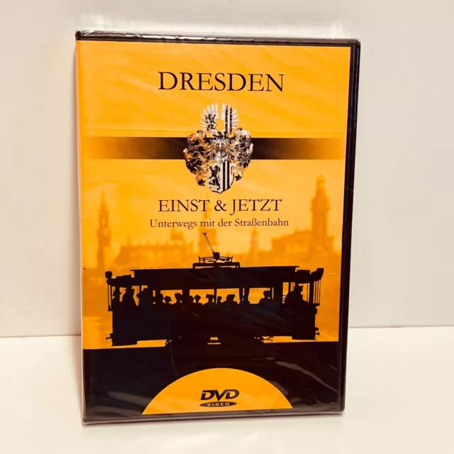 DVD - Dresden - Einst & Jetzt - Unterwegs mit der Straßenbahn - NEU