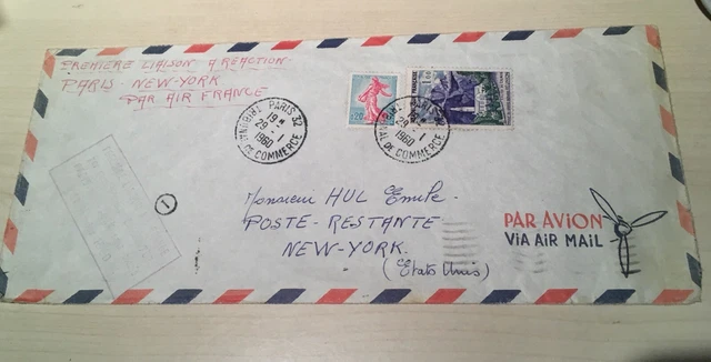 SENEGAL 1953 - Première liaison aérienne Dakar/Paris par Avion à