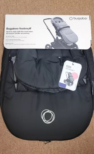 Bugaboo Footmuff - Midnight Black New Original