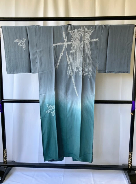 Vintage Japanese juban kimono - Antique Mens Juban