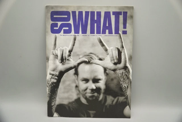 METALLICA SO WHAT Officiel Fan Club Magazine Vol.16 année complète