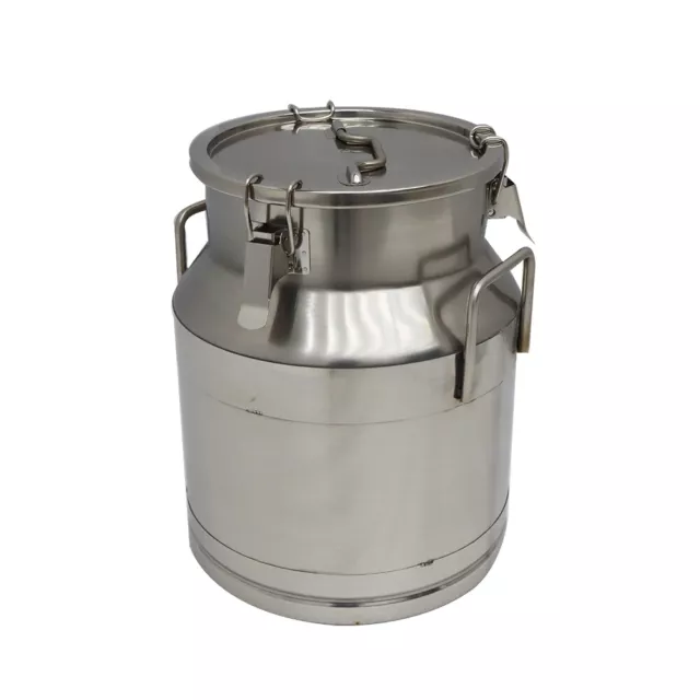 5.28 Gallon/20L 304 Stainless Steel Wine Milk Pail Beer Rice Storage Barrel