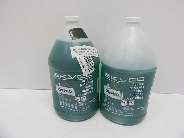 THE SKYBRYTE COMPANY 1275 OSPHO GAL Metal Treatment Coating, 1 Gallon, Green, 12