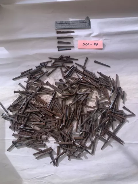 Square Cut Nails LOT OF 275 OLD FROM A 1800s House Floor! 2”-1 1/2” Long