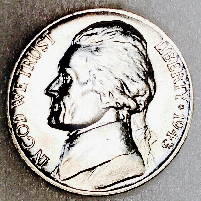 1943 D *Silver* War Nickel! Gembu+++Insane Quality! Best Of The Best!Nr#W217_826