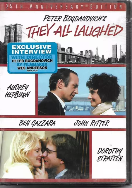 They All Laughed! 25th Anniversary! DVD! Brand New! Audrey Hepburn! John Ritter!