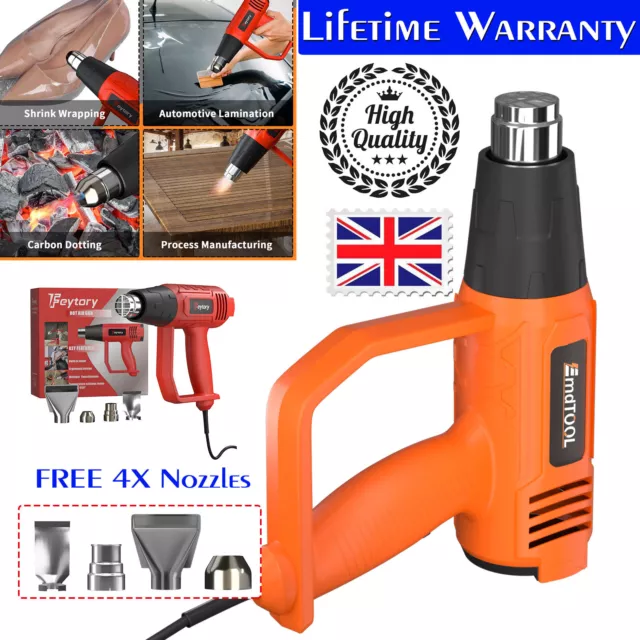 Hot Air Heat Gun 2000W Hot Air Wind Blower Wall Paper Paint Stripper+Wind Mouth