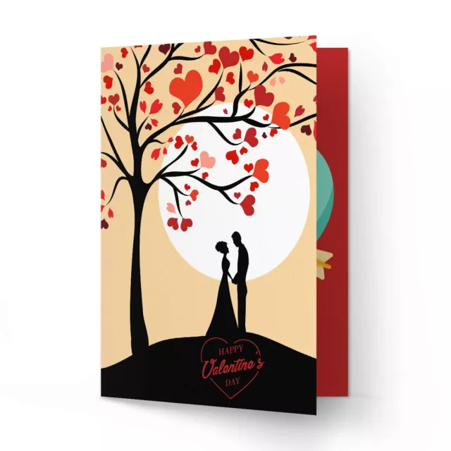 Schöne Valentin Tag Grußkarten Multicolor für Paar