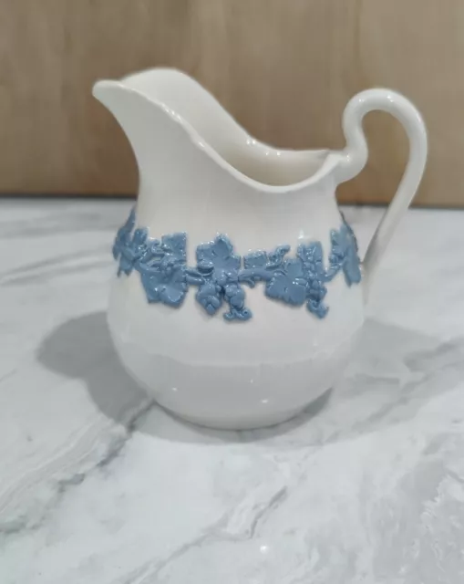 Vintage Wedgwood Etruria & Barlaston Embossed Queens Ware Creamer So Nice