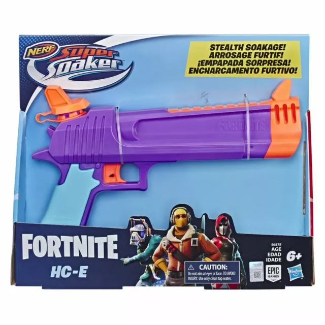 Nerf Blaster Fortnite Super Soaker HC-E Water Pistol Hasbro