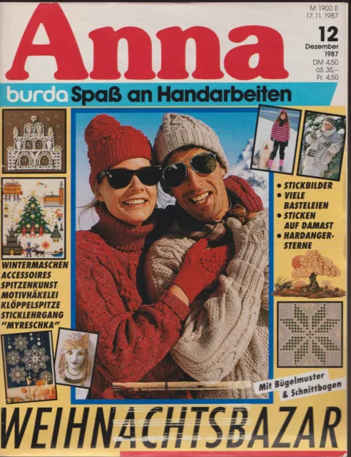 Anna BURDA Spaß an Handarbeiten 12 /1987