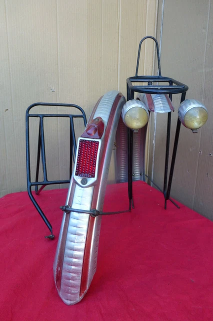 Vélo Ancien LEFOL 'Le Martelé' Avec Garde-boue Et Phare - Collection Eroica - Occasion