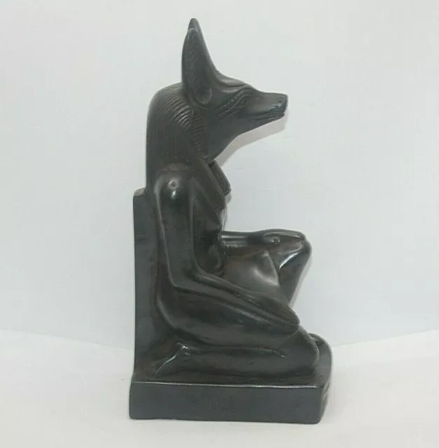 SELTENES ALTES ÄGYPTISCHES ANTIKE ANUBIS-Set, altägyptische Pharaonenstatue... 3