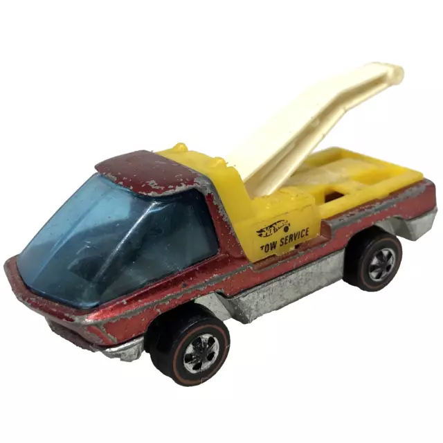 HOT WHEELS REDLINE The Heavyweights Tow Truck 1969 Copper White