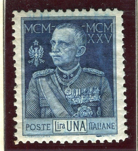 ITALY; 1925 early Jubilee issue Mint hinged 1L. value