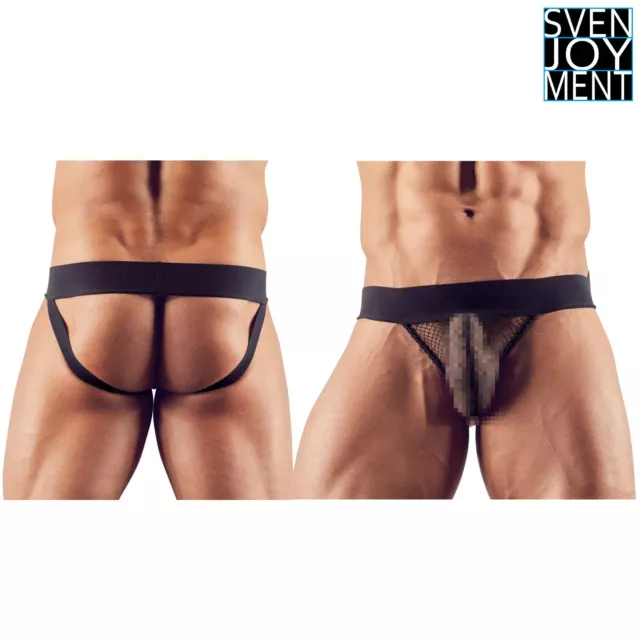 Svenjoyment Slip in Rete Trasparente Uomo Aperto Open Erotic Back Jockstrap Slip