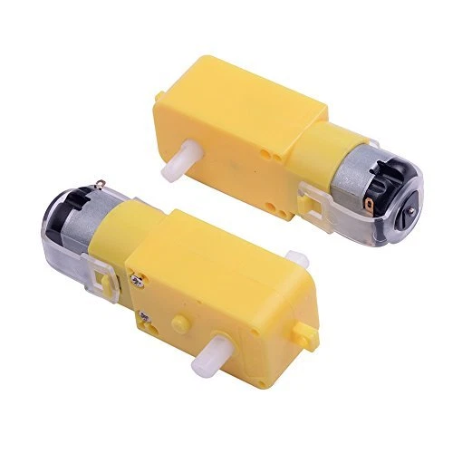 2Pcs Dual Shaft Gear  for Smart Car Robot Pack of 2)