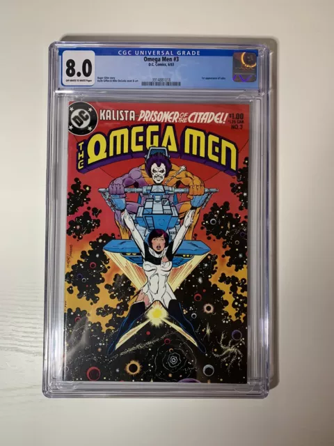 Omega Men #3 CGC 8.0 OW/WP (1983 DC)...1st Lobo Appearance