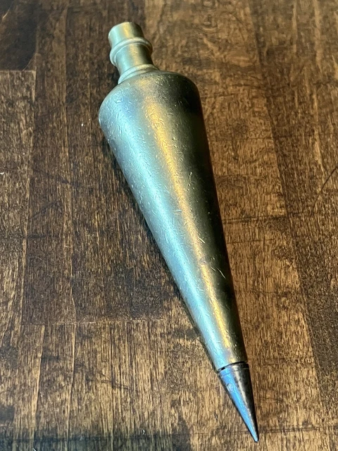 Bob plomada de latón General Hardware NY No.800 16 oz