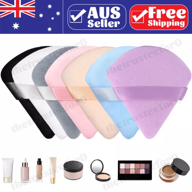 5/10X Powder Puff Triangle Makeup Puff Soft Body Face Cosmetic Foundation Sponge