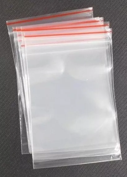 1000 12x15 Clear Zip and Lock Plastic Zipper Poly Locking Reclosable Bags