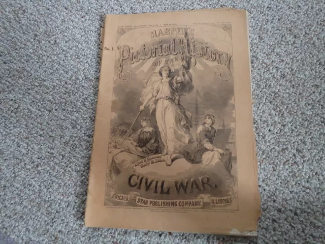 Harpers Pictorial History Of The Civil War  Vol 3 1894  Enraving Magazine