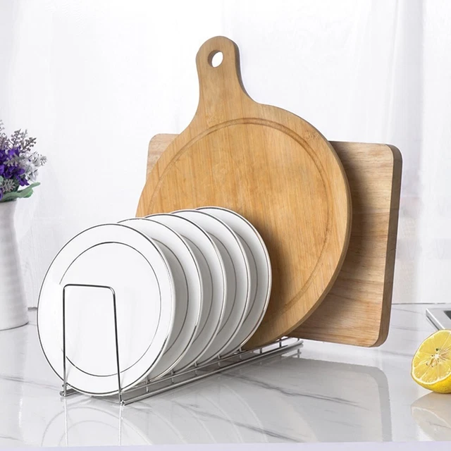 Accesorios de almacenamiento para platos soporte de cocina organización de cocina