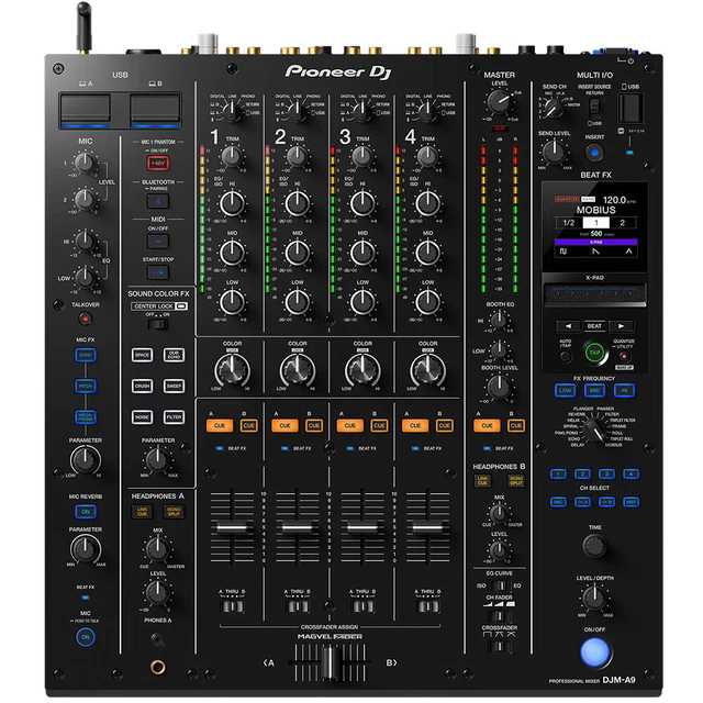 Pioneer DJM-A9 Professional DJ Mixer 4-Channel 4ch New Japan Pioneer DJM-A9 Professional DJ Mixer 4-Channel 4ch New Japan