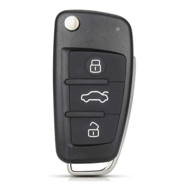 For Audi A3 A4 A5 A6 A8 Q5 Q7 TT 3 Button Remote Car Key Fob Shell Case