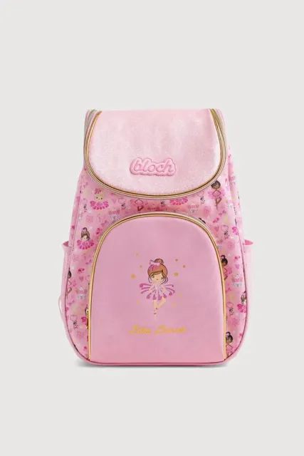 BLOCH ballerina backpack pink dance ballet bag fairy school girls kids travel