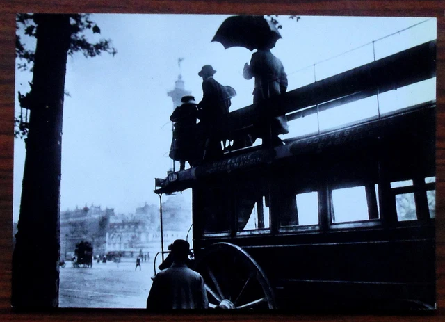 Carte postale PAris 1900,terminus Madeleine Bastille,Yvon ,postcard