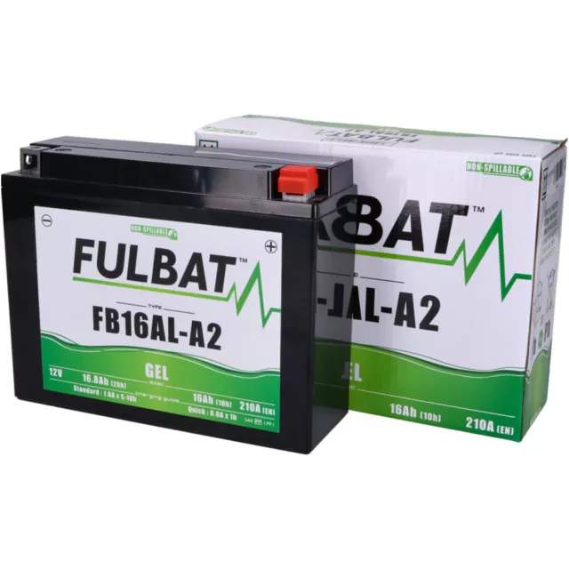 Motorroller Akku Batterie Fulbat FB16AL-A2 GEL FB550948 battery