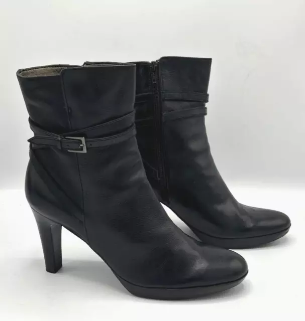 Enzo Angiolini Timotheee Womens Black Ankle Boots Size 11M Shoes