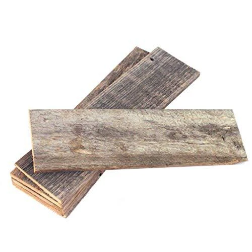 24 Rustic Farmhouse Reclaimed Barn Wood Bundle DIY Wall Panels, Natural Gray